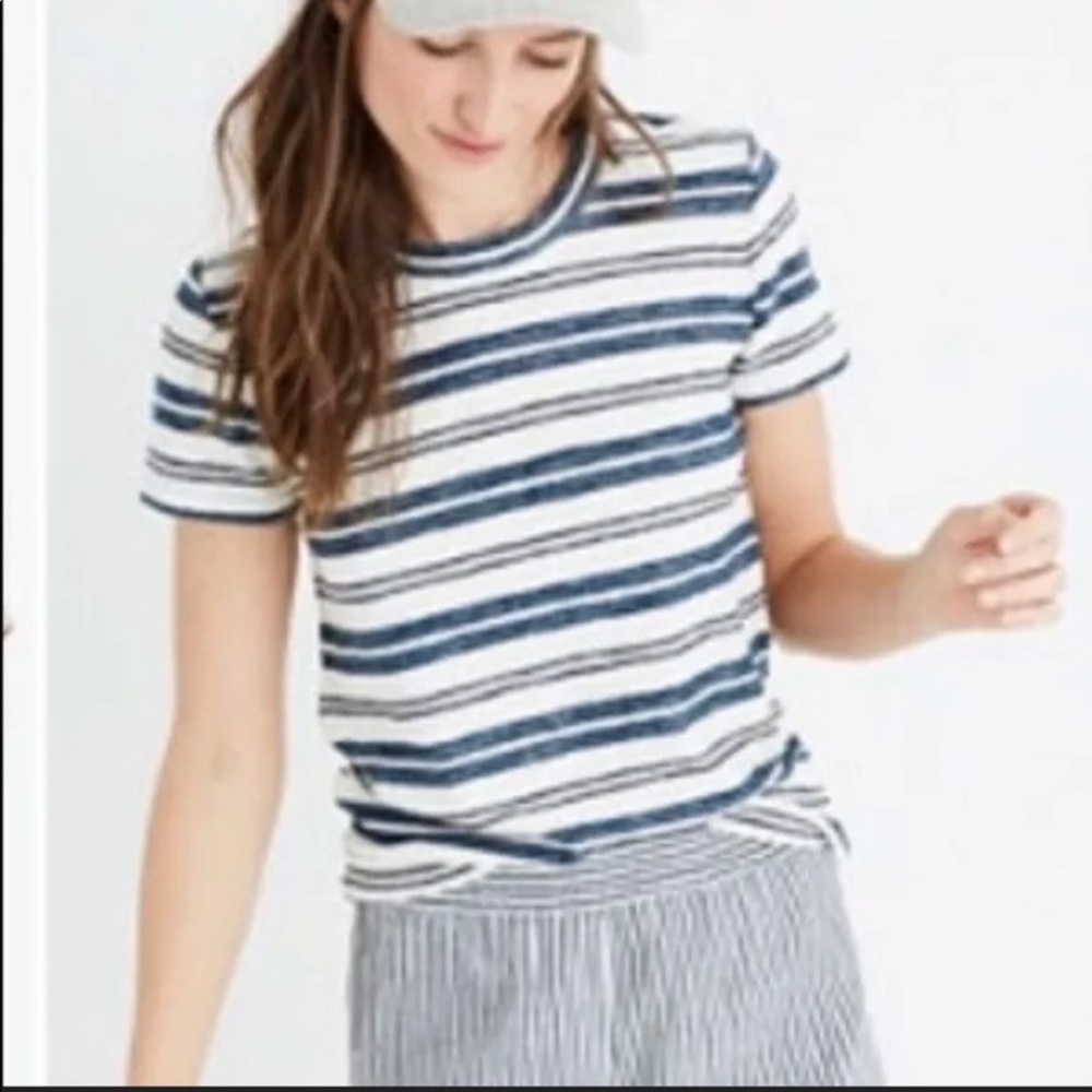 Madewell Hi-Fi Shrunken striped tee